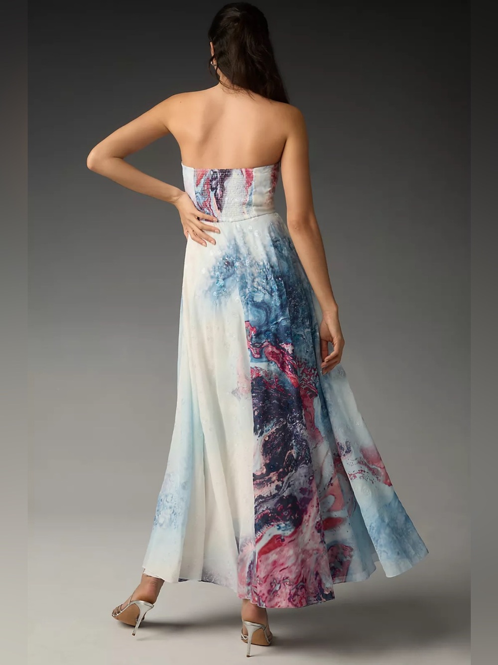 Anthropologie Geisha Designs Strapless Cutout Maxi Dress - Picture 4 of 10